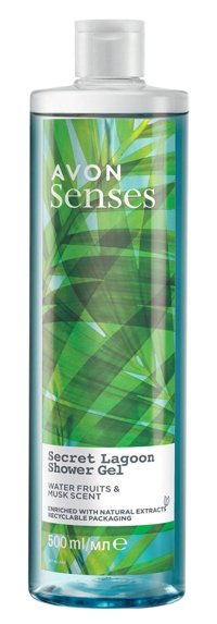 Avon Senses Secret Lagoon Misk Kokusu-Su Meyveleri Duş Jeli 500 ml
