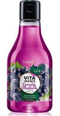 Faberlic Vitamania Böğürtlen-Kuş Üzümü Duş Jeli 200 ml