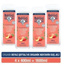 Le Petit Marseillais Organik Beyaz Şeftali-Nektarin Nemlendirici Duş Jeli 4x400 ml