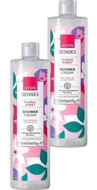 Avon Senses Floral Burst Greyfurt-Sandal Duş Jeli 2x500 ml