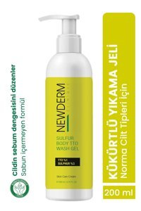 Newderm Sülfür Kükürt Duş Jeli 200 ml
