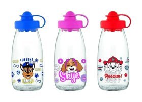 Renga Kırmızı Cam Okul Çocuk Suluk 250 ml