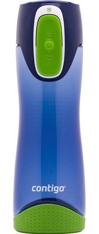 Contigo Swish Autoseal Yeşil-Mavi Tritan Spor Yetişkin Matara 500 ml