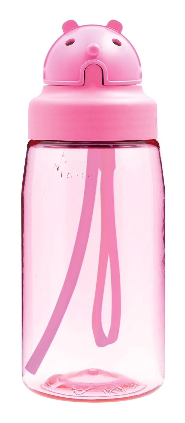 Laken Oby Cap-Pınk Pipetli Pembe Tritan Okul Çocuk Suluk 450 ml