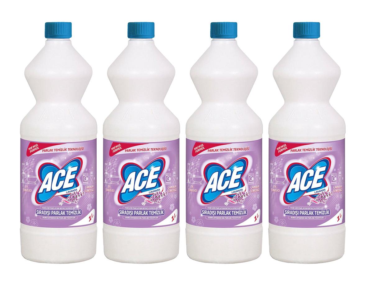 Ace Sıvı Çamaşır Suyu 4x1 lt