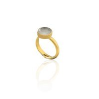 Kadir Jewelry Ayarlanabilir Tekli Pirinç Yüzük
