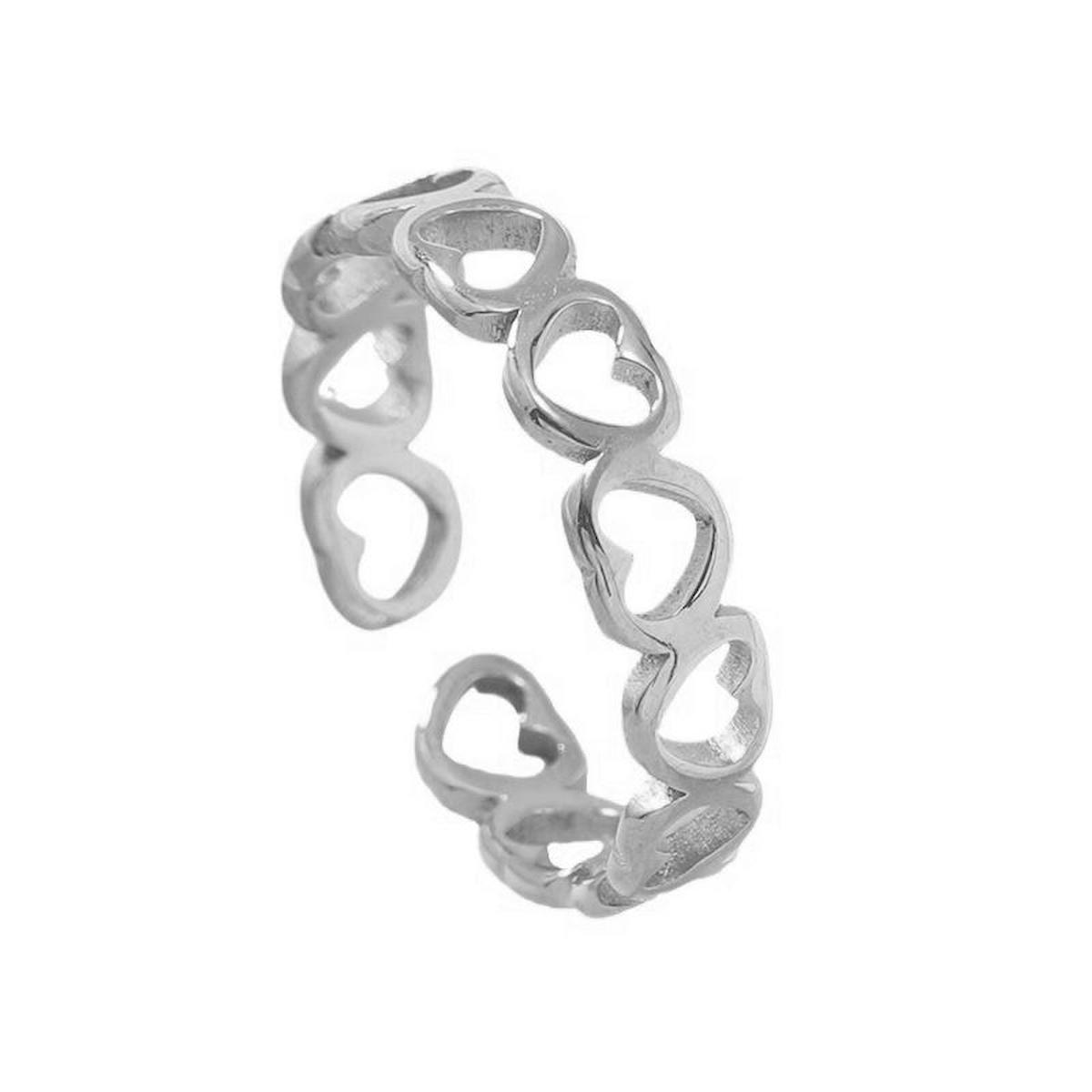 Chavin Jewelry Ayarlanabilir Tekli Çelik Yüzük
