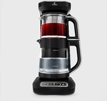 Karaca Çaysever Robotea Pro 4 In 1 Konuşan Otomatik Cam Demlikli 2500 W Cam Gövdeli Silver Çay Makinesi