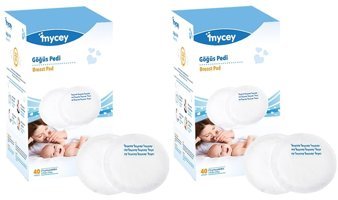 Mycey 2x40'lı Göğüs Pedi