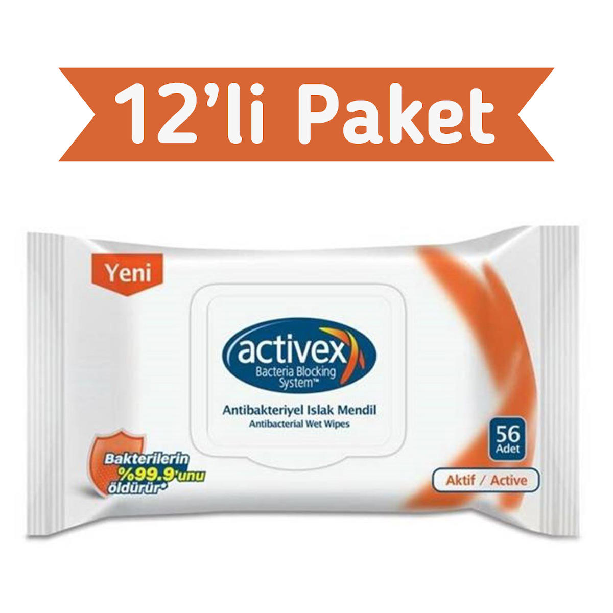 Activex Antibakteriyel 672 Yaprak 12'li