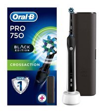 Oral-b Pro 750 Işıklı Orta Şarjlı Yetişkin Diş Fırçası Siyah