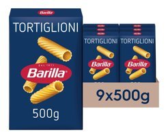 Barilla Tortiglioni Makarna 9x500 gr