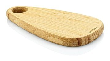 Bambum Blob Bambu Büyük Kahverengi Tekli Kesme Tahtası
