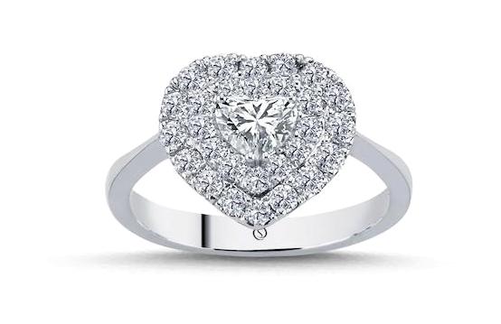 Safir Kuyumculuk 1.09 Karat Kalpli Tektaş Parlak Sertifikalı Beyaz Pırlanta Yüzük