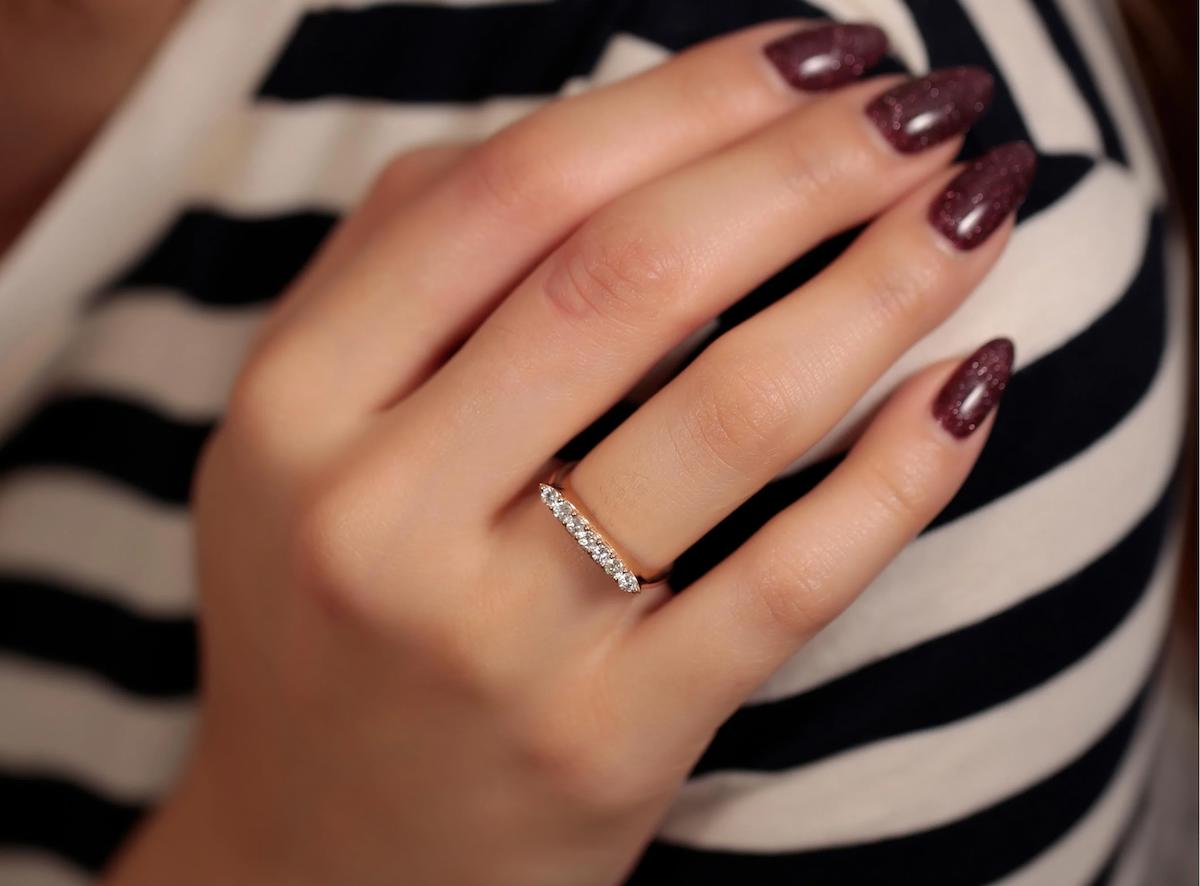 Safir Kuyumculuk 0.40 Karat Parlak Sertifikalı Beyaz Pırlanta Yüzük