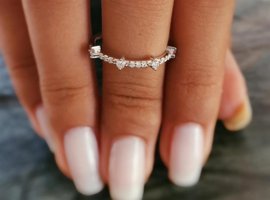 Safir Kuyumculuk 0.20 Karat Yuvarlak Sertifikalı Beyaz Pırlanta Yüzük