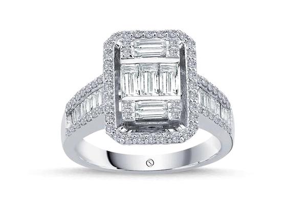 Safir Kuyumculuk 1.11 Karat Tektaş Parlak Sertifikalı Beyaz Pırlanta Yüzük