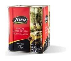 Fora Gemlik Salamura Siyah Zeytin Teneke 10 kg