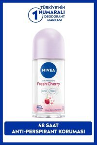 Nivea Fresh Cherry Ter Önleyici Antiperspirant Roll-On Kadın Deodorant 50 ml