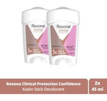 Rexona Clinical Protection Ter Önleyici Antiperspirant Stick Kadın Deodorant 2x45 ml