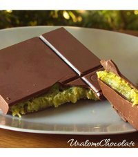 Unalome Chocolate Antep Fıstığı Kadayıf Dolgulu Sütlü Dubai Çikolatası 225 gr 3'lü