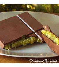 Unalome Chocolate Antep Fıstığı Kadayıf Dolgulu Sütlü Dubai Çikolatası 150 gr 2'li