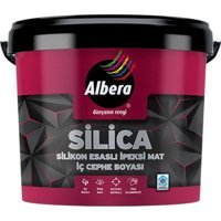 Albera Silica Su Bazlı İpeksi Mat İç Cephe Boyası 7.5 lt Mantar