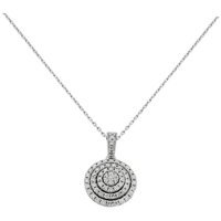 Pirnus Diamond Yuvarlak Kesim 14 Ayar Altın Pırlanta Kolye 42 Cm