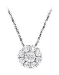 Sirius Pırlanta 0.30 Karat Yuvarlak Kesim 8 Ayar Altın Pırlanta Kolye 42 Cm