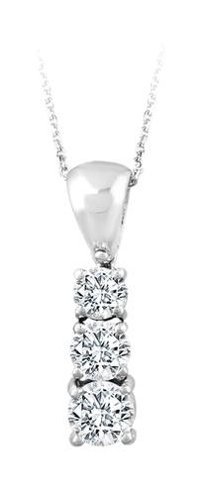 Sirius Pırlanta 0.92 Karat Yuvarlak Kesim 14 Ayar Altın Pırlanta Kolye 42 Cm