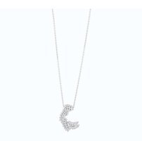 Altınbaş 0.41 Karat Baget Kesim 8 Ayar Altın Pırlanta Kolye 40 Cm