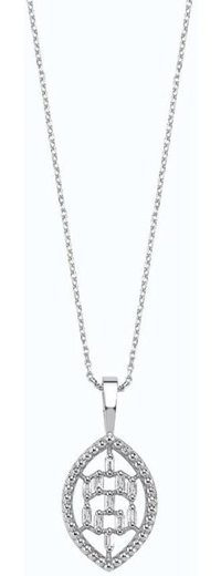 Altınbaş 0.10 Karat Yuvarlak Kesim Sertifikalı 14 Ayar Altın Mdd043 Pırlanta Kolye 40 Cm