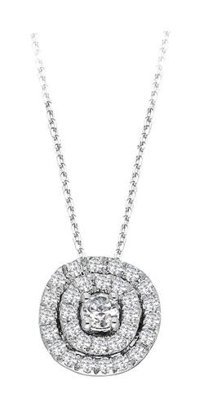 Sirius Pırlanta 0.25 Karat Yuvarlak Kesim 14 Ayar Altın Tektaş Pırlanta Kolye 42 Cm