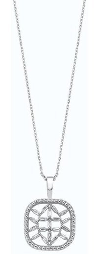 Altınbaş 0.19 Karat Yuvarlak Kesim Sertifikalı 14 Ayar Altın Mdd048 Pırlanta Kolye 40 Cm