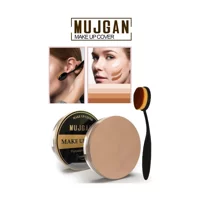 Mujgan Make Up Cover Porselen 210 Nemlendiricili Göz Altı ve Yüz Krem Pot Kapatıcı