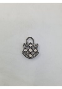 Allahverdi Türkmen 0.01-0.1 Karat Kare Kesim Beyaz Taşlı Gümüş Elmas Kolye 35 cm