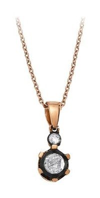 Sirius Pırlanta 0.28 Karat Yuvarlak Kesim Beyaz Taşlı Altın Elmas Kolye 42 cm