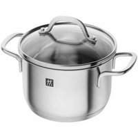 Zwilling Pico Mini Cam Kapaklı Paslanmaz Çelik 14 cm Karnıyarık Tencere