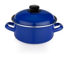 Schafer Komfort Emaye 18 cm Derin Tencere Lacivert