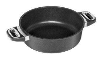 Amt Gastroguss İndüksiyon Cam Kapaklı Alüminyum 26 cm Basık Tencere
