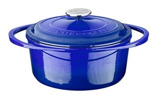 Lava Heritage Demir Döküm 24 cm Derin Tencere Mavi