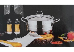 Özlife Ekin Çelik 22 cm Derin Tencere