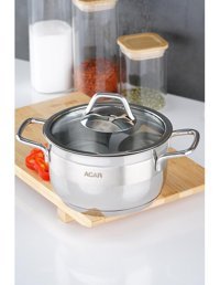 Acar Karat Çelik 14 cm Derin Tencere