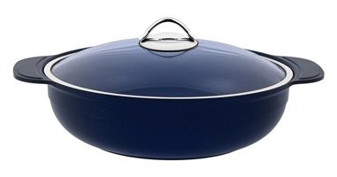 Cvs Cam Kapaklı Granit 32 cm Basık Tencere