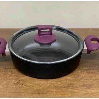 Esse Cam Kapaklı Granit 24 cm Karnıyarık Tencere