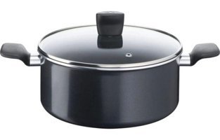 Tefal Cam Kapaklı Seramik 28 cm Derin Tencere