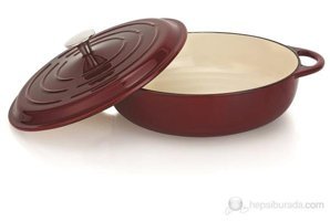 Essenso Majolica Döküm 28 cm Basık Tencere