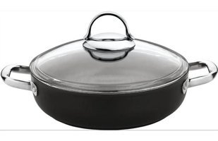 Saften SF8628TT Cam Kapaklı Döküm 28 cm Basık Tencere
