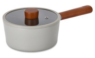 Neoflam Cam Kapaklı Döküm 18 cm Derin Sos Tencere
