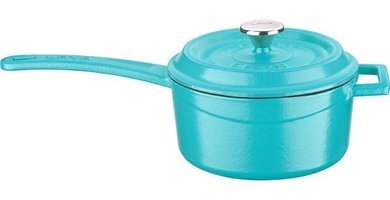 Lava Döküm 16 cm Derin Sos Tencere Turkuaz